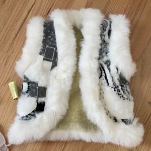 Wool vest on buttons, 3T